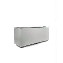Ларь морозильный FROSTOR F 700 с прямое стекло серый (пропан)