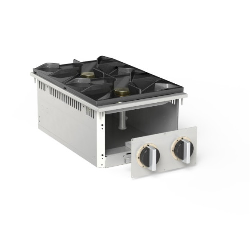 Плита газовая 2 конфорочная встраиваемая 700 серии APACH CHEF LINE SLDIG7RG4/R