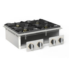 Плита газовая 4 конфорочная встраиваемая 700 серии APACH CHEF LINE SLDIG7RG8/R