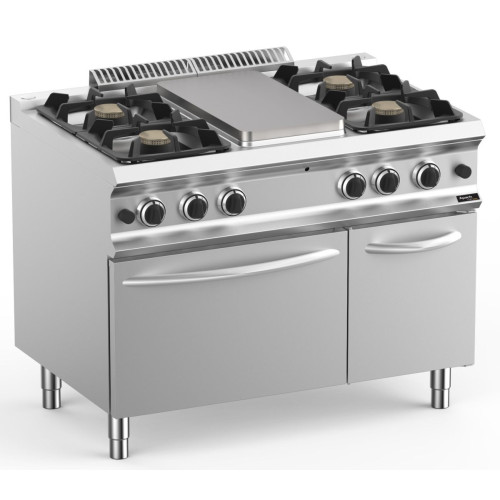 Плита со сплошной поверхностью газовая 700 серии APACH CHEF LINE GLRSTG117R4FGP