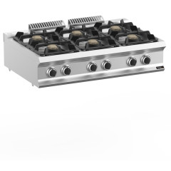Плита газовая 6 конфорочная 700 серии APACH CHEF LINE GLRRG117P