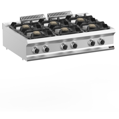 Плита газовая 6 конфорочная 700 серии APACH CHEF LINE GLRRG117P