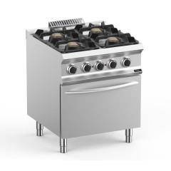 Плита газовая 4 конфорочная 700 серии APACH CHEF LINE GLRRG77FEVP XL