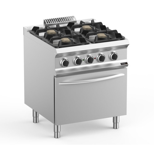 Плита газовая 4 конфорочная 700 серии APACH CHEF LINE GLRRG77FEVP