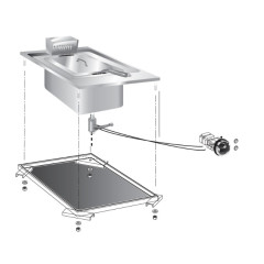 Фритюрница встраиваемая 600 серии APACH CHEF LINE SLDI6FRIE1S10