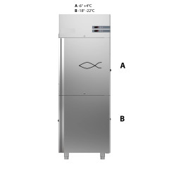 Шкаф комбинированный 700 литров APACH CHEF LINE LCK70P1M1D2