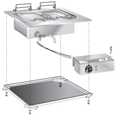 Макароноварка встраиваемая 600 серии APACH CHEF LINE SLDI6PCE6