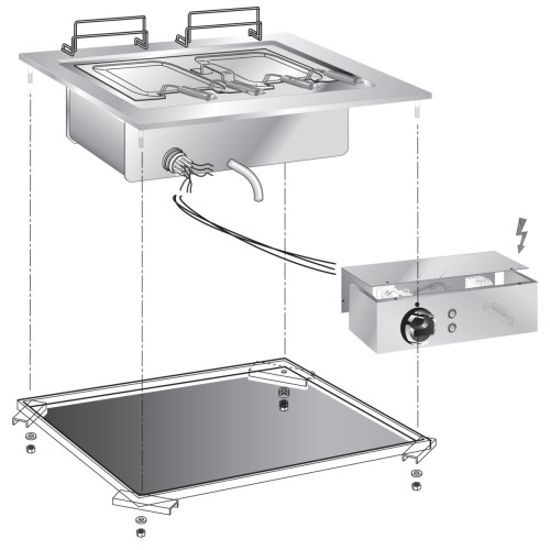 Макароноварка встраиваемая 600 серии APACH CHEF LINE SLDI6PCE6