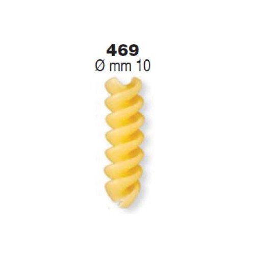 Форма LA MONFERRINA для DOLLY, P.NUOVA FUSILLI (2 PRINCIPI) 10 мм диаметр 469 бронза