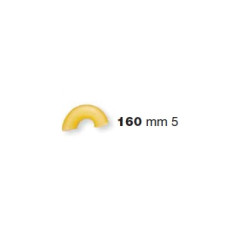Форма LA MONFERRINA для P6/P12 CURVI LISCI 5 MM 160 бронза