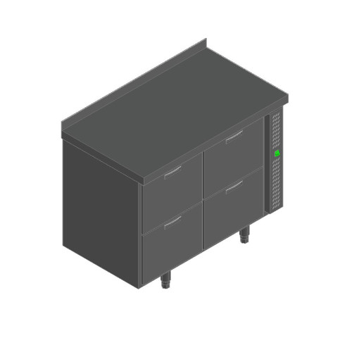 Стол с охлаждаемым шкафом HICOLD SN 22/TN P без агрегата