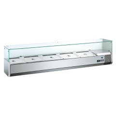 Витрина холодильная HURAKAN HKN-VRX1400/330