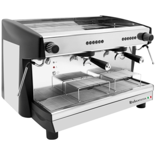 Кофемашина автомат ROBUSTEZZA DE2E, черная, высокая группа 185мм мультифазная