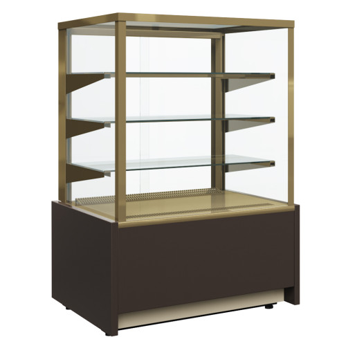 ВИТРИНА КОНДИТЕРСКАЯ KC70 VM 1,3-1 0102-0109 (ВХСВ-1,3Д CARBOMA CUBE) КОРИЧ.-ЗОЛОТОЙ 1801934p