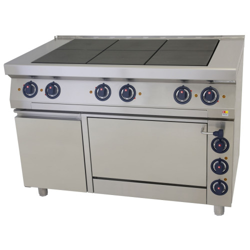 Плита 6 конфорочная 700сер KOGAST ES-T67/1-0