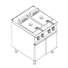 Фритюрница 900сер KOGAST EF-T9/28M