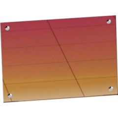 Панель декоративная для прилавка нейтрального МН-70Х линии раздачи Hot-Line Abat Стенка передняя МН-70Х (Красное золото, 630мм)