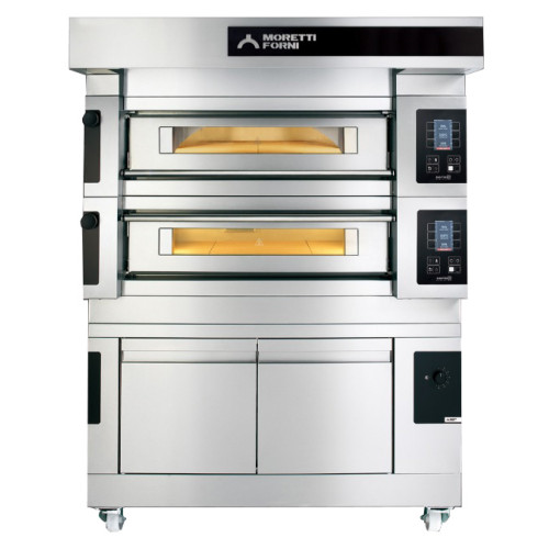 Печь для пиццы MORETTI FORNI S120E STEEL, зонт, расстойка