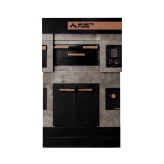 Печь для пиццы MORETTI FORNI S50E ICON C 30, парогенератор, зонт, вставка, расстойка LU70