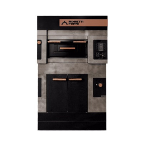 Печь для пиццы MORETTI FORNI S50E ICON C 30, парогенератор, зонт, вставка, расстойка LU70