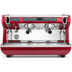 Кофемашина рожковая Nuova Simonelli Appia LIFE 2gr Timer 220V red, high groups, economizer