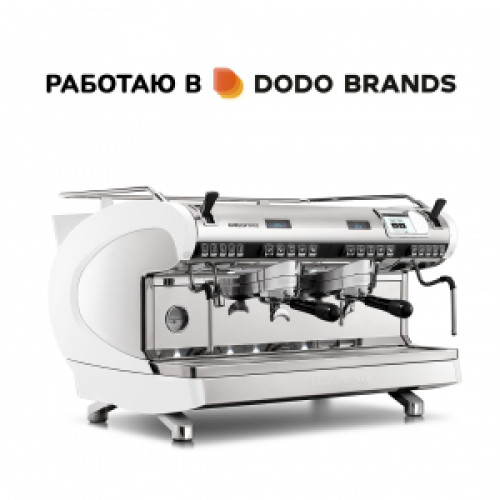 Кофемашина рожковая Nuova Simonelli Aurelia WAVE T3 2Gr 380V pearl white, high groups, Autopurge