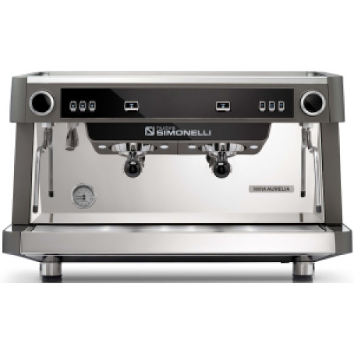 Кофемашина рожковая Nuova Simonelli NUOVA AURELIA SEM 2Gr S 220V metallic grey, high groups, Group Display, Double wall steam wand, Led