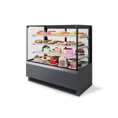Витрина кондитерская CHILZ VETE II KUB LUX 60 металлик/серый МАТ./НЕРЖ. (NS-2.VG033.B7016M)