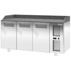 Стол для пиццы Polair TM3pizza-GС с бортом