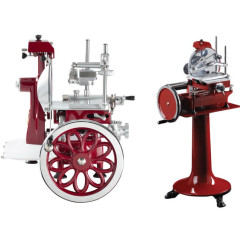 Слайсер RGV R.G.V. STYLE 900 300/S красный, ручка FLOWER FLYWHEEL, подставка