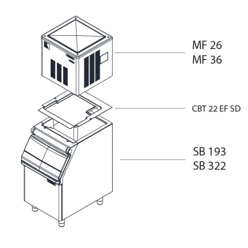 Адаптер SCOTSMAN CBT 22 EFSD