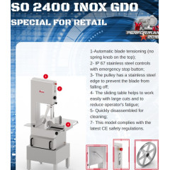 Пила для резки мяса SIRMAN SO 2400 INOX GDO CE