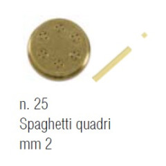 Пресс-форма SIRMAN SPAGHETTI QUADRI, CHITARRINE 2 MM