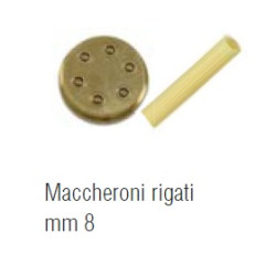 Пресс-форма SIRMAN MACCHERONI RIGATI 8 мм для аппарата SIRMAN SINFONIA