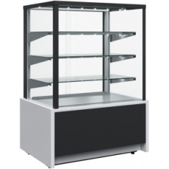 Витрина холодильная Carboma KC70 VM 0,9-1 LIGHT 9006-9005 (ВХСВ-0,9Д Carboma Сube ТЕХНО)