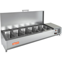 Витрина холодильная настольная HICOLD VRTU 1390 1/3 (R600)