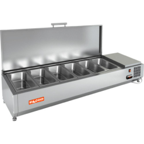 Витрина холодильная настольная HICOLD VRTU 1390 1/3 (R600)