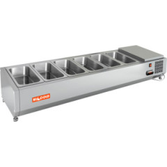 Витрина холодильная настольная HICOLD VRTO 1390 1/3 (R600)