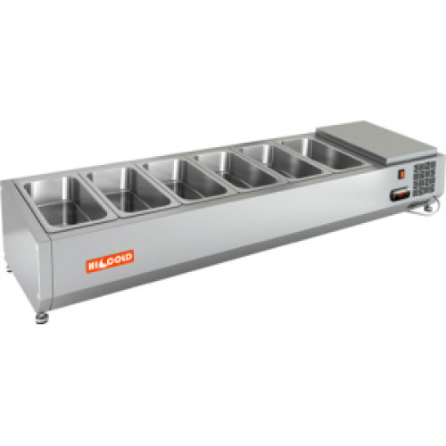 Витрина холодильная настольная HICOLD VRTO 1390 1/3 (R600)