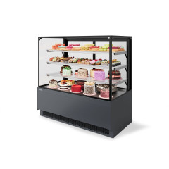 Витрина кондитерская CHILZ VETE II KUB LUX 60 металлик/серый мат./крашеная (NS-0.VG033.B7016M)