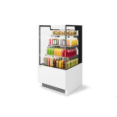 Витрина кондитерская CHILZ VETE II KUB OFT SQ 90 белый/метал/белый/крашеная (NS-0.T9016.VG033.B9016)