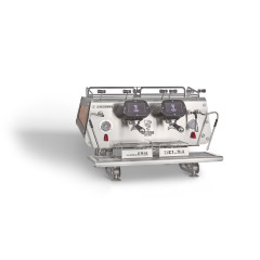 Кофемашина автомат BEZZERA VICTORIA PRESSURE PROFILE 2 группы черная/кожа 380 в.