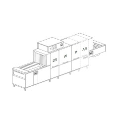 Машина посудомоечная DIHR QX 376 SX, DDE, HRF10, DRF70/2 части