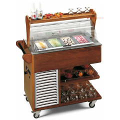 Тележка серв.морозильная TECFRIGO CARRELLINO GELATO темн.ор.