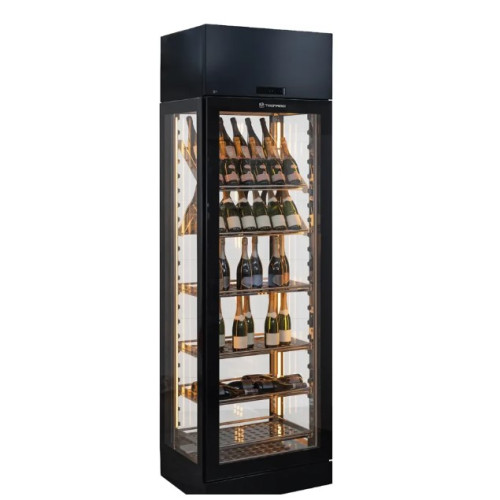 Шкаф винный вент.tecfrigo IMPERIAL 22 черный, полки VERTICAL набор
