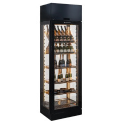 Шкаф винный вент.tecfrigo IMPERIAL 26 черный, полки VERTICAL набор
