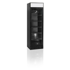 Шкаф холодильный со стеклом TEFCOLD CEV425CP-BLACK