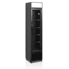 Шкаф холодильный со стеклом TEFCOLD FSC175H BLACK