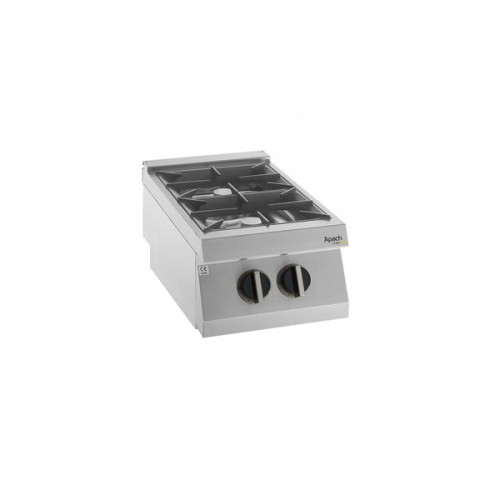 Плита газовая 2 конфорочная 700 серии APACH CHEF LINE SLRRG47