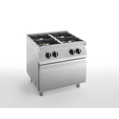 Плита газовая 4 конфорочная 700 серии APACH CHEF LINE SLRRG87CS